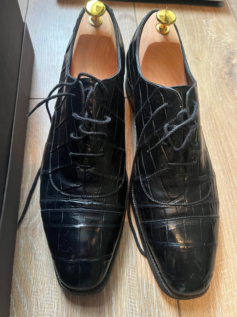 Harris schoenen Cocco maat 10 (45), Kleding | Heren, Schoenen, Zwart, Ophalen of Verzenden, Zo goed als nieuw, Veterschoenen