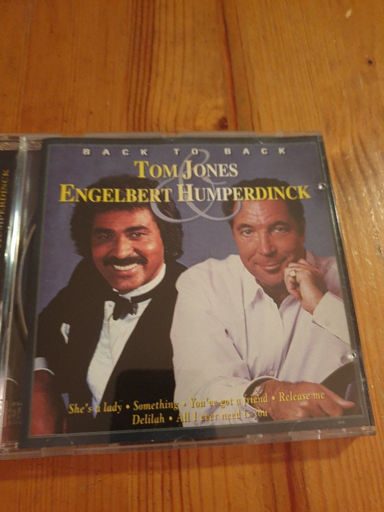 4680 tom jones & engelbert humperdinck - back to back, Verzenden, Zo goed als nieuw