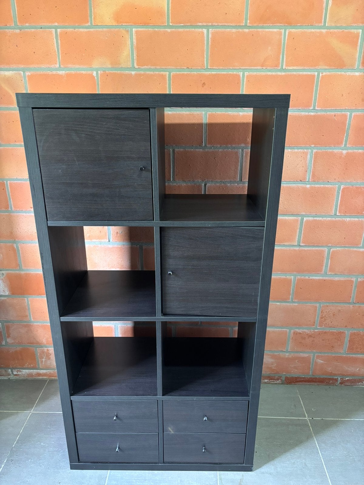 Ikea Kallax kast - 8 vakken, Huis en Inrichting, Kasten | Wandmeubels, Ophalen, Gebruikt, Minder dan 150 cm, Minder dan 100 cm