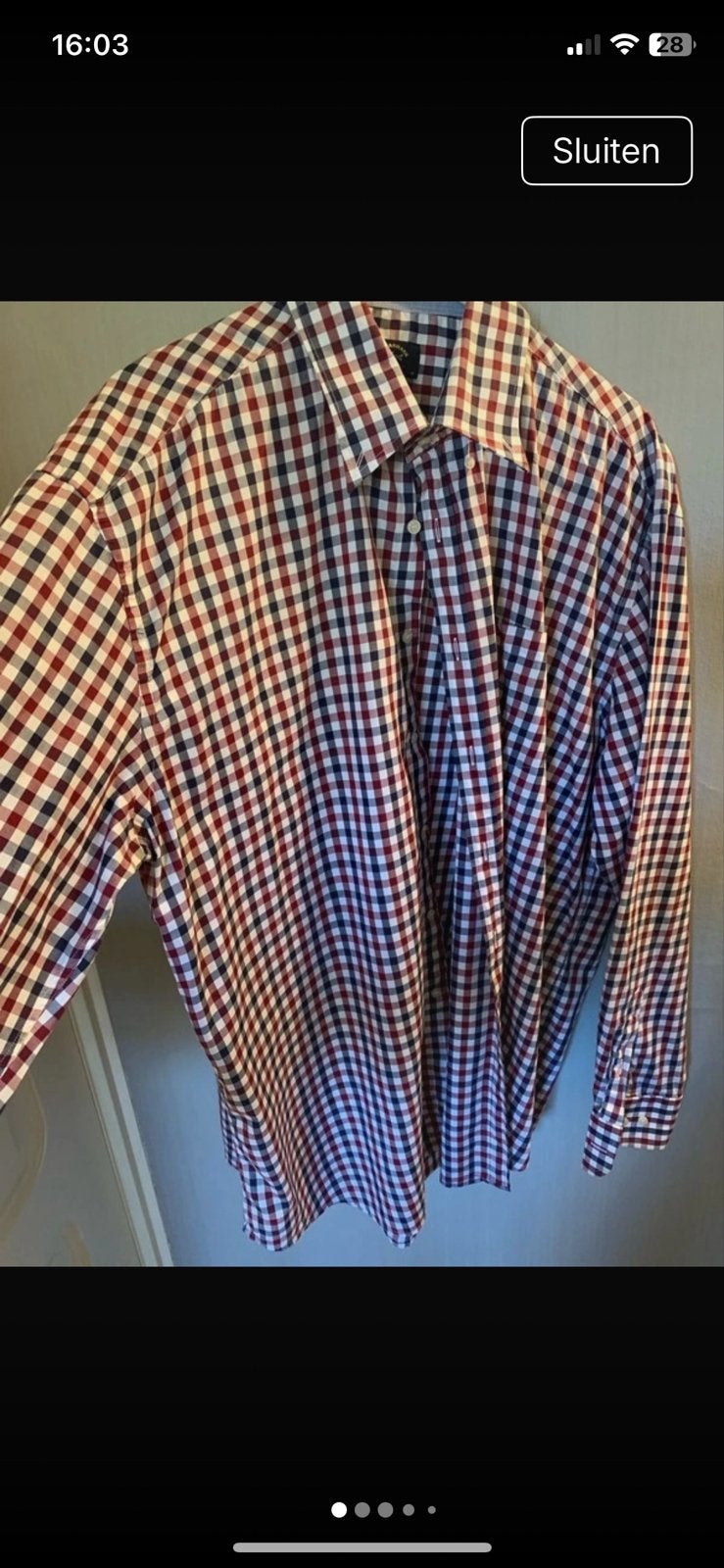 Paul & Shark Geruit Overhemd - Zo goed als nieuw, Ophalen of Verzenden, Gedragen, Meerkleurig, Halswijdte 43/44 (XL)