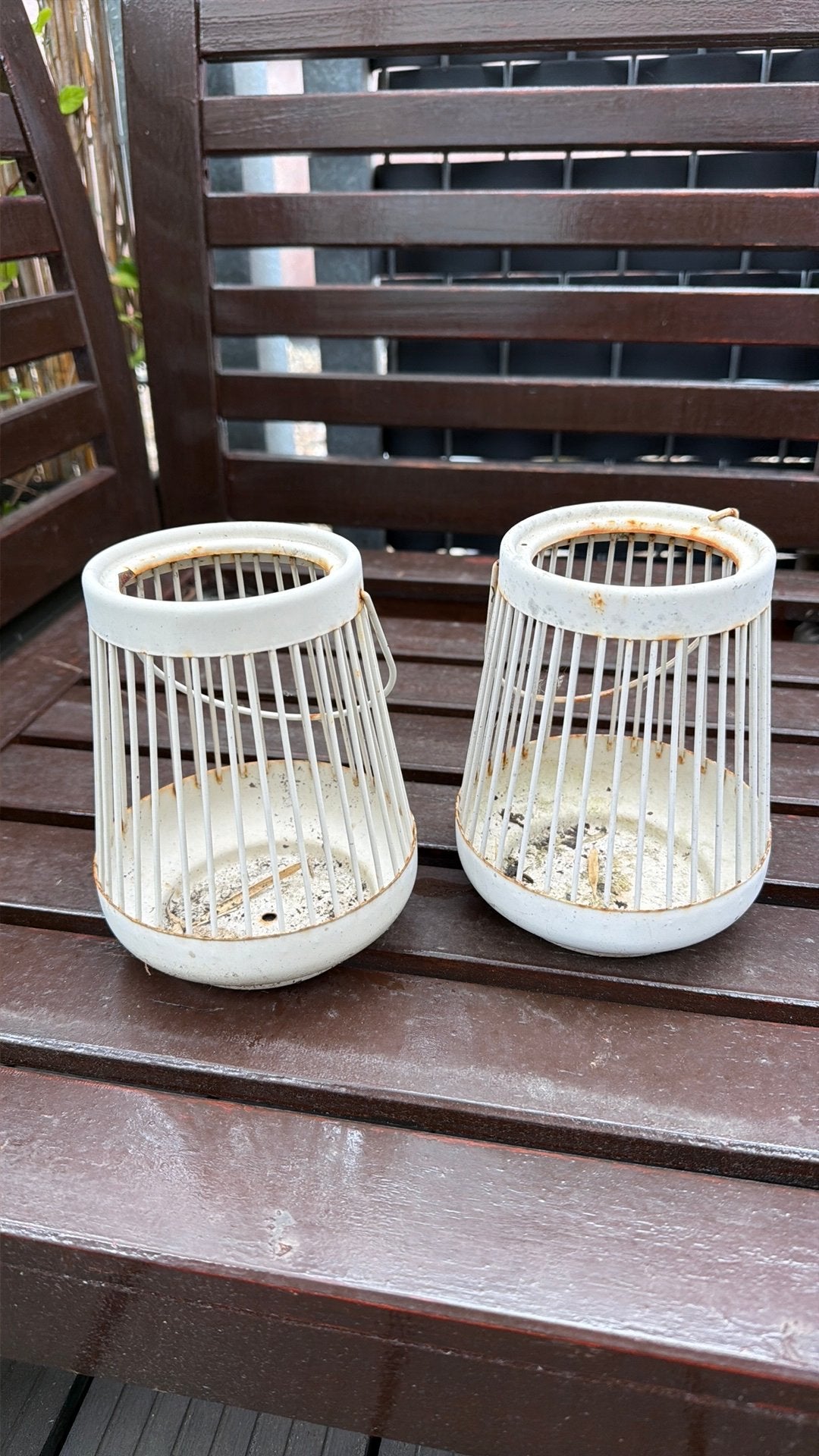 Beige japandi waxine licht windlicht houders tuin beige, Ophalen of Verzenden