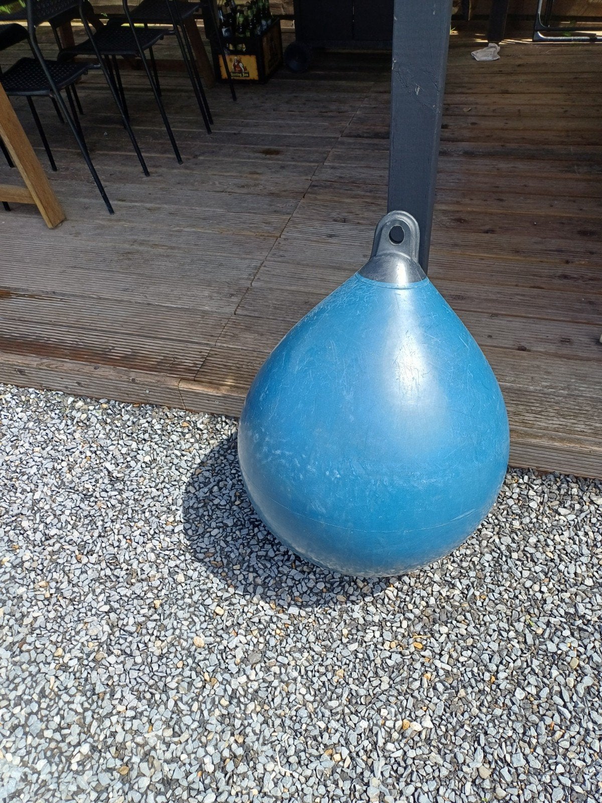 Grote blauwe bolfender voor boot, Watersport en Boten, Ophalen of Verzenden, Gebruikt, Overige typen