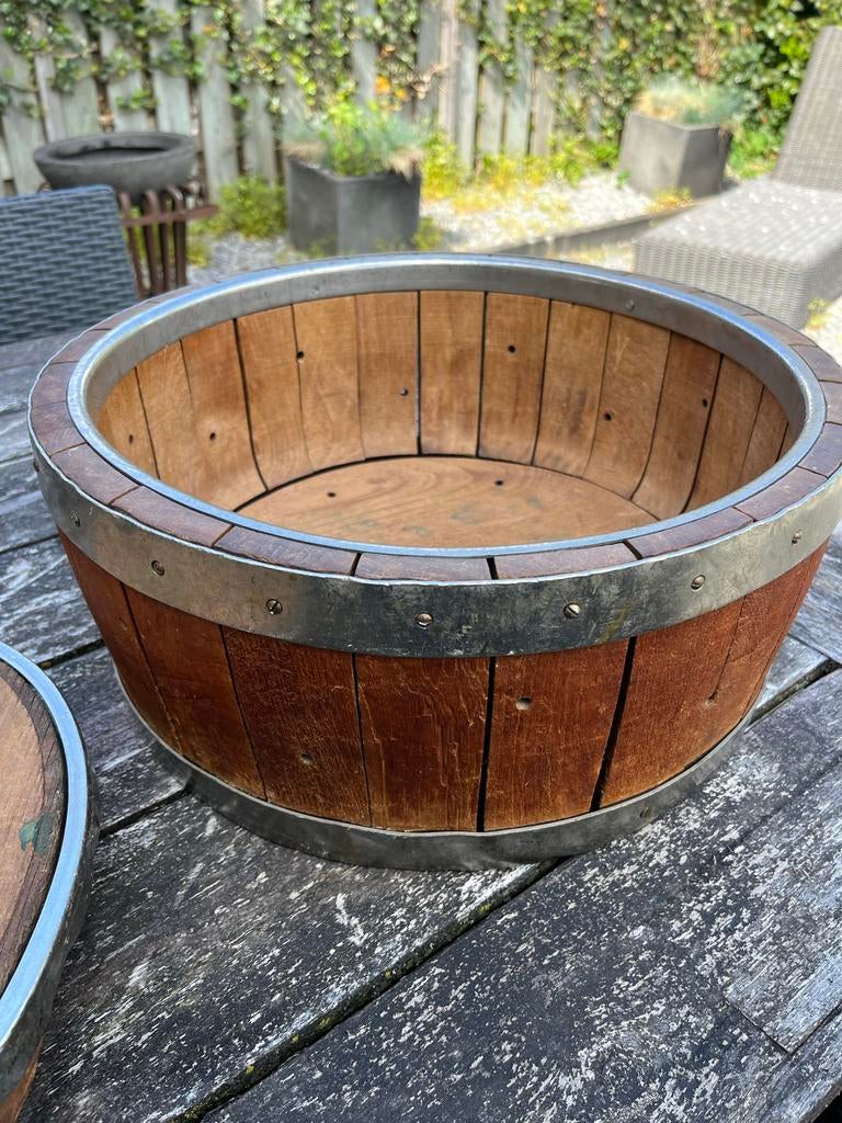 Unieke houten kaasmal met persdeksel, Ophalen, Gebruikt, Hout