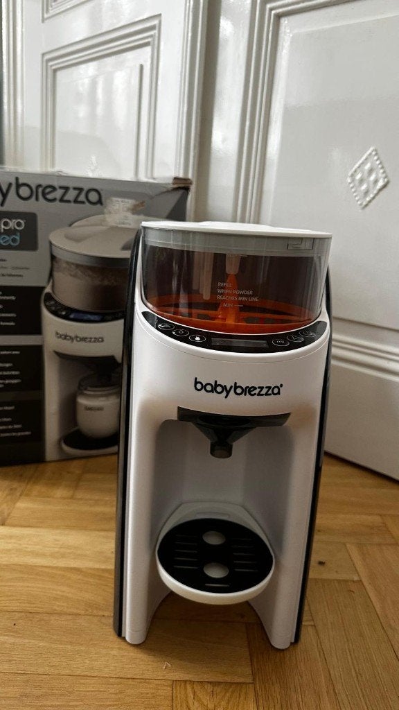 Babybrezza Formula Pro Advanced white, Kinderen en Baby's, Ophalen of Verzenden, Zo goed als nieuw, Flessen- of potjesverwarmer