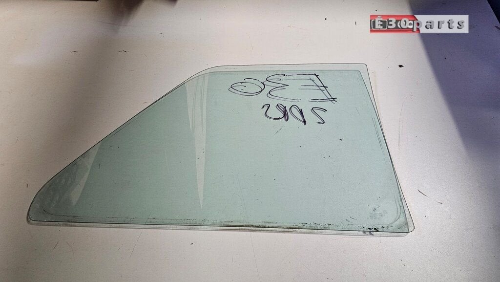 Zijruit raam groen links achter BMW E30 2 deurs 51361888455, Auto-onderdelen, Gebruikt, -, Deur, -