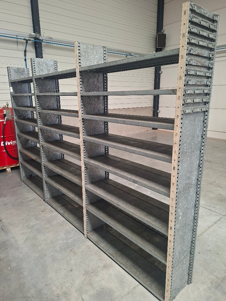 Stalen stellingkast, opbergrek, werkplaats rek, Ophalen, Gebruikt