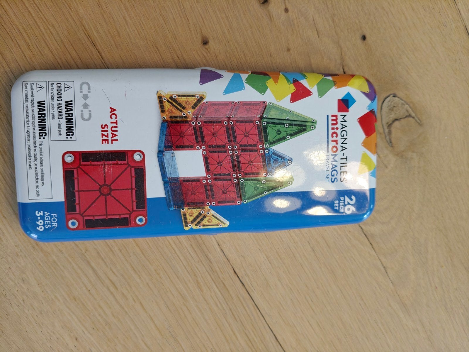 Magna-Tiles MicroMags Travel Set - 26-delig, Kinderen en Baby's, Ophalen of Verzenden, Zo goed als nieuw, Overige merken