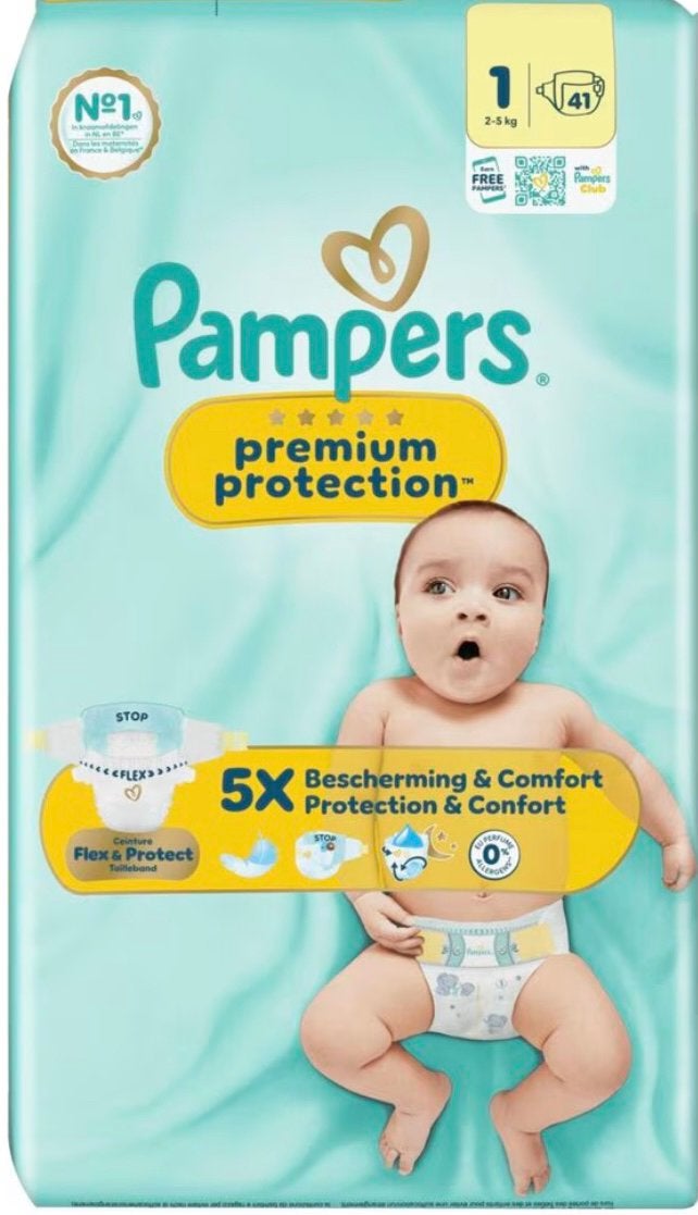 Pampers maat 1 nieuw 75 stuks, Ophalen of Verzenden, Nieuw, Overige typen