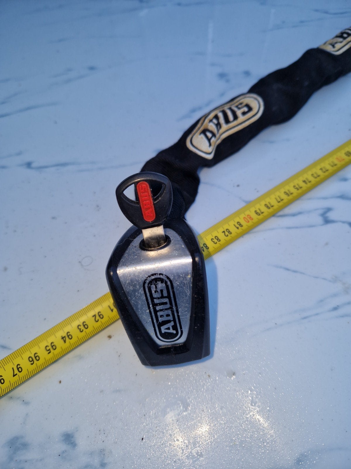 ABUS KETTINGSLOT VAN 96 CM, Ophalen