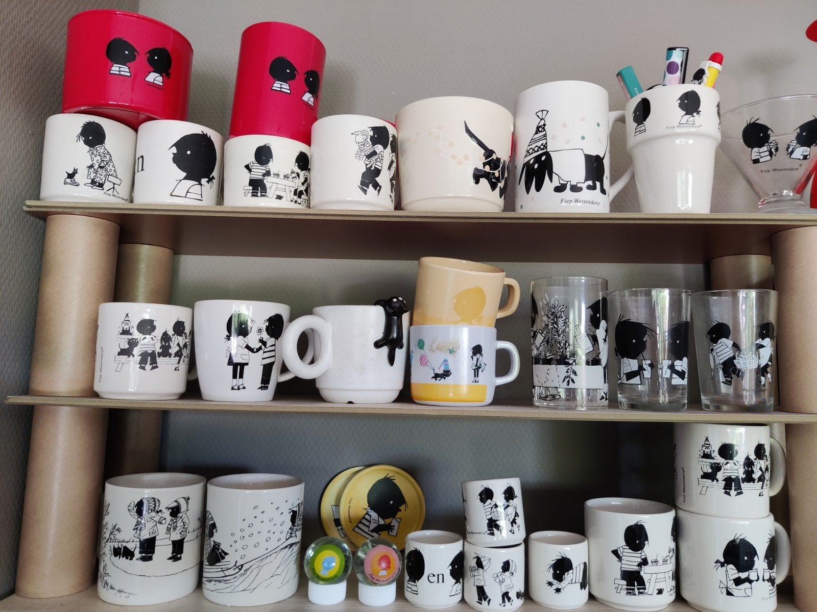 jip en Janneke takkie en siepie., Huis en Inrichting, Keuken | Servies, Ophalen, Gebruikt, Overige materialen