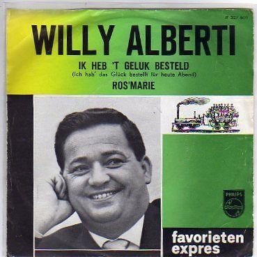 Fav. Expres: Willy Alberti- Ik heb het Geluk besteld, Gebruikt, 7 inch, Ophalen of Verzenden, Beschermende buitenhoes