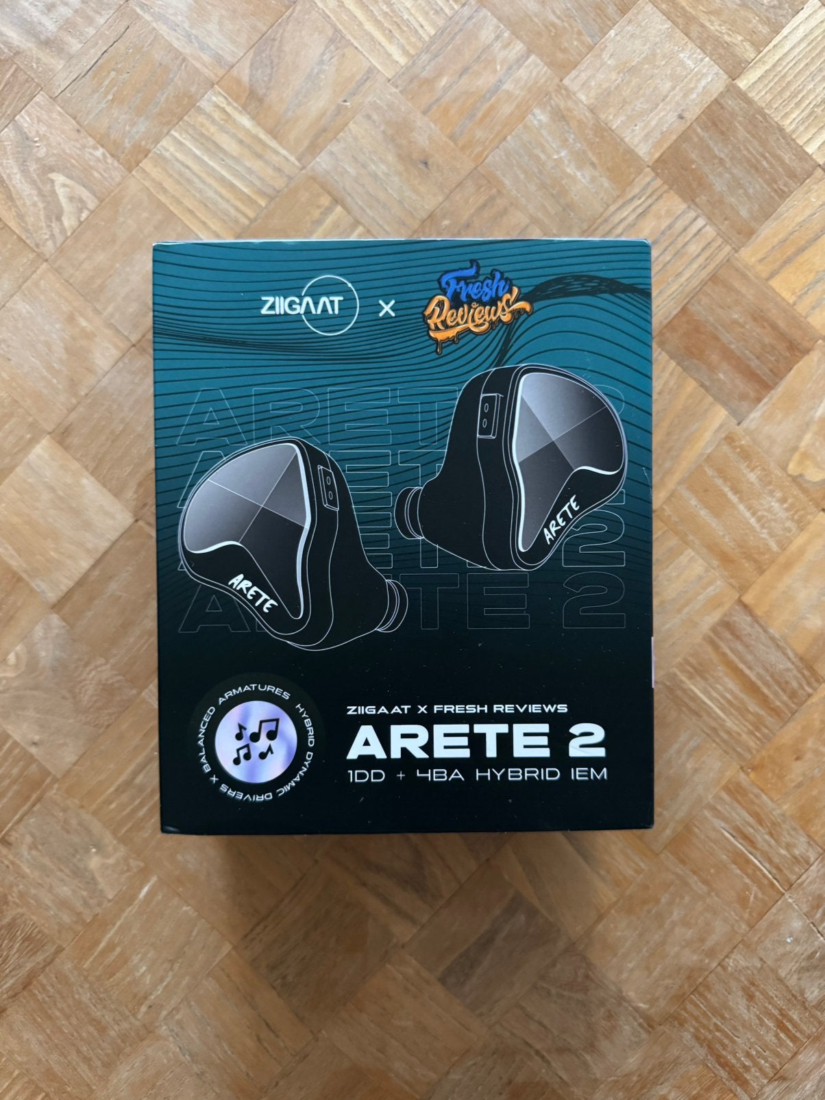 ZiiGaat x FreshReviews Arete II In-ear monitor (IEM), Audio, Tv en Foto, Overige merken, In-ear, Ophalen of Verzenden, Zo goed als nieuw