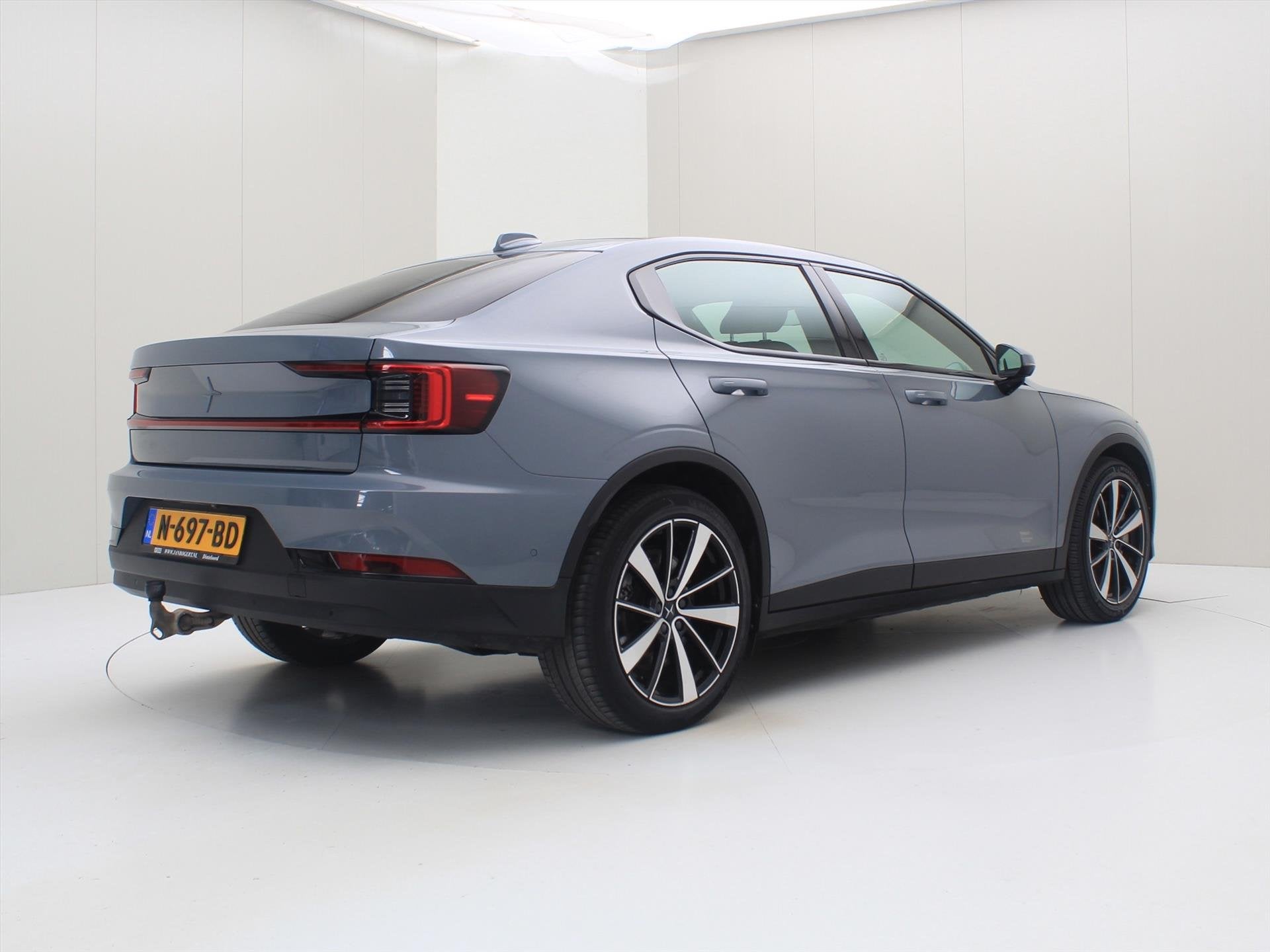 Polestar 2 Long Range Dual Motor 408PK 78kWh 90% SoH [ TREKH, Auto's, Polestar 2, Stof, Gebruikt, Zwart