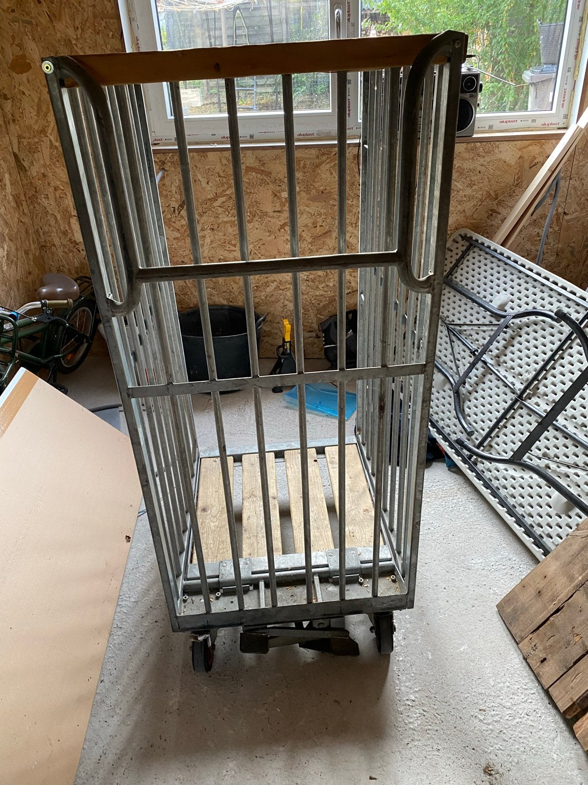 Rolcontainer met Rem - 80x67x147 cm, Ophalen