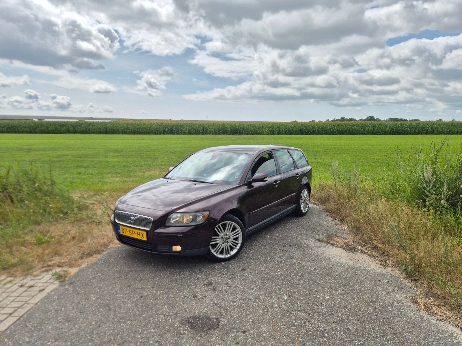 Volvo V50 2.4 170PK Geartronic 2006, Zwart, Overige kleuren, 700 kg, 2435 cc