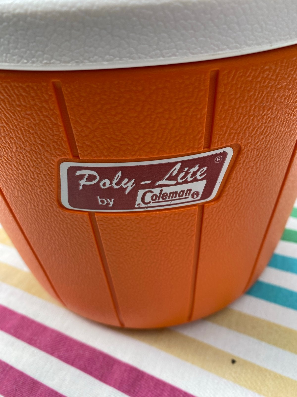 Vintage Coleman Poly-Lite Waterkan - Oranje (1971), Ophalen