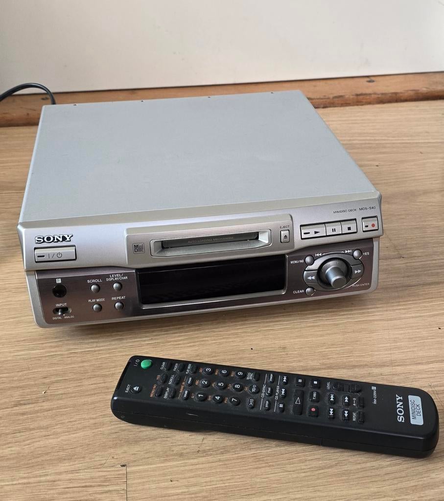 Sony MDS-S40 Minidisc Speler, Audio, Tv en Foto, Walkmans, Discmans en Minidiscspelers, Ophalen of Verzenden, Minidisc-speler