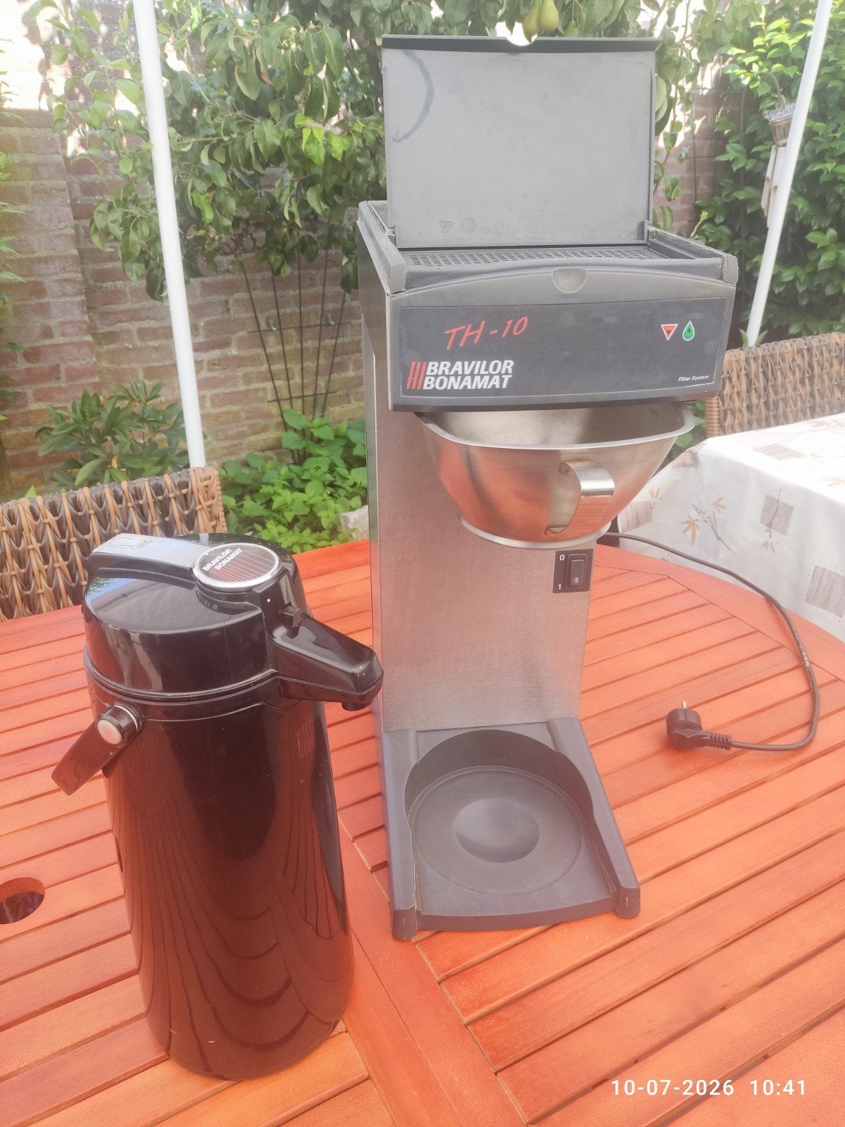 Bravilor th10 horeca thermoskan / pompkan koffiezetapparaat, Ophalen