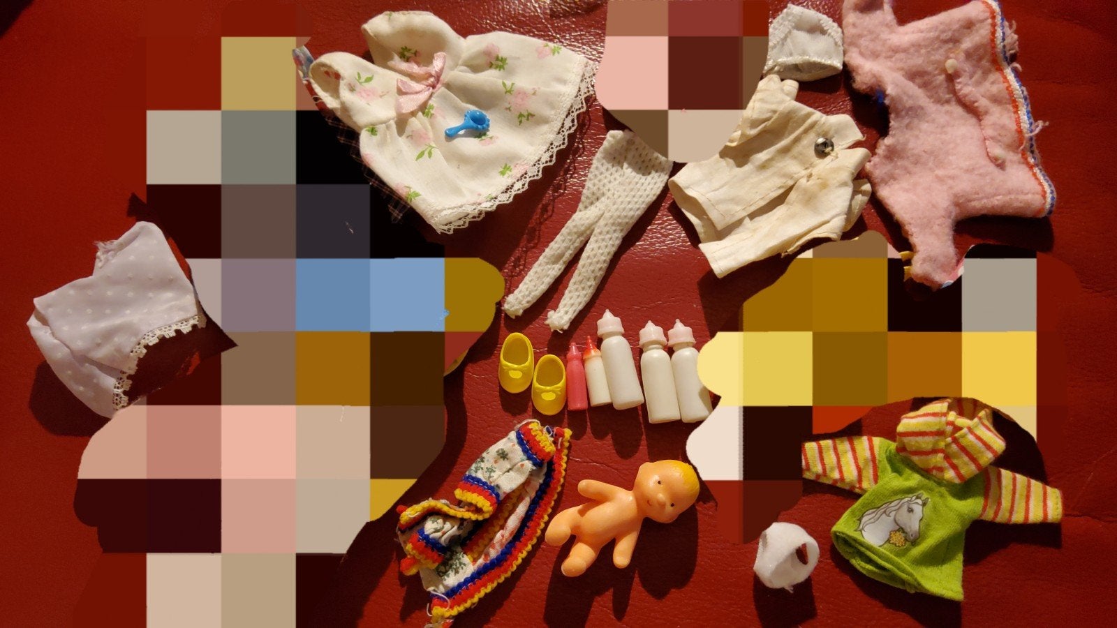 Vintage Barbie Mattel en andere mini Tienerpop outfit popje., Ophalen of Verzenden, Zo goed als nieuw, Fashion Doll