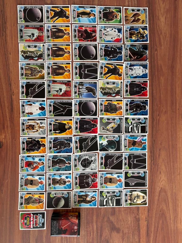 Star Wars plaatjes met blik (Spaans), Ophalen, Gebruikt, Overige typen