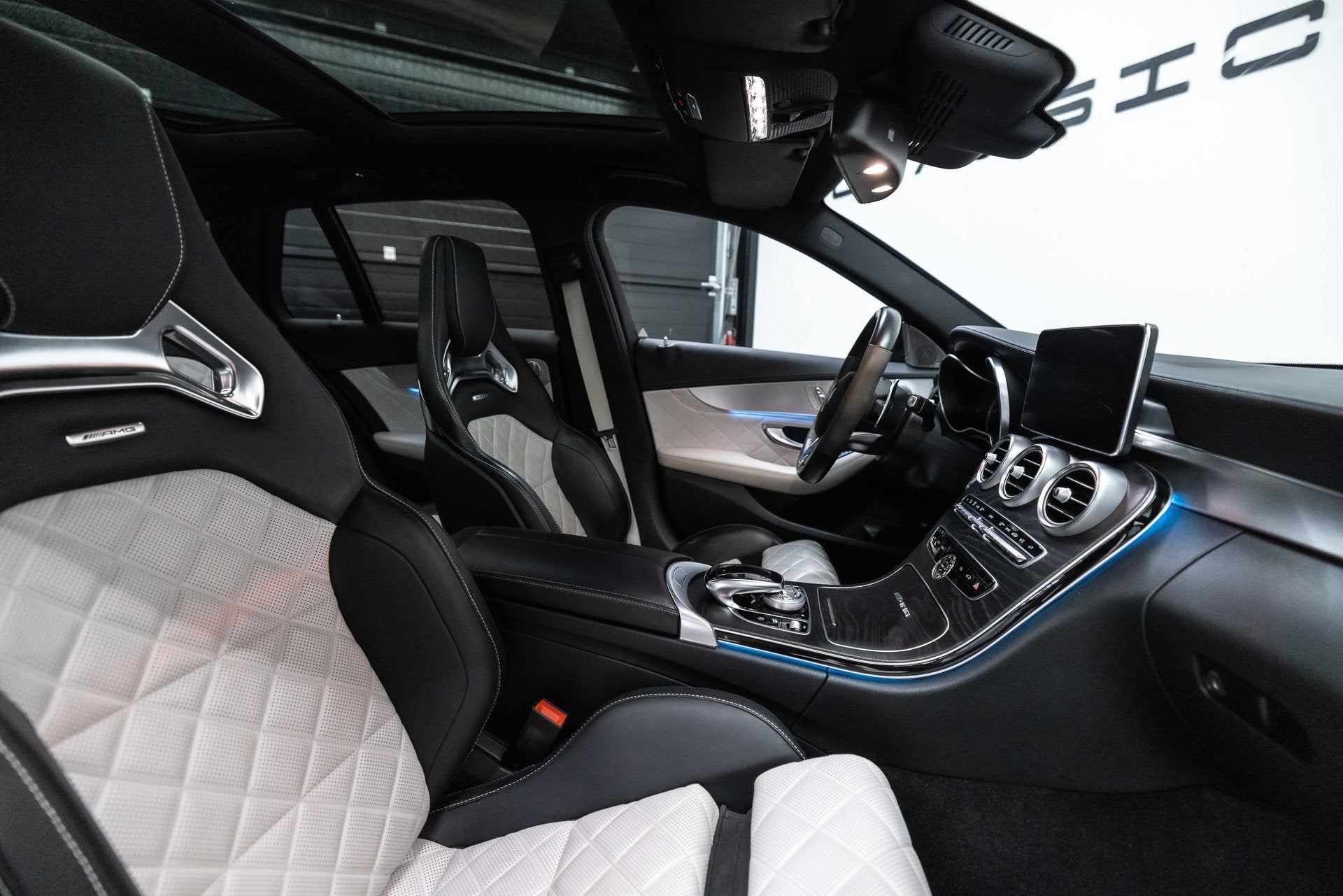 Mercedes-Benz C-Klasse Estate AMG 63 S Edition 1 Schaalstoel, Auto's, Mercedes-Benz, Automaat, Achterwielaandrijving, Gebruikt