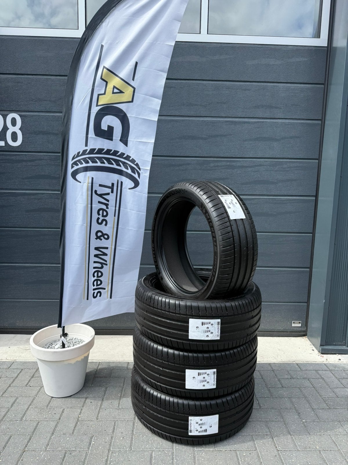 4x 225 45 R19 92V Michelin e primacy 2 Nieuw 225 45 19, 19 inch, Nieuw, Ophalen of Verzenden, Band(en)