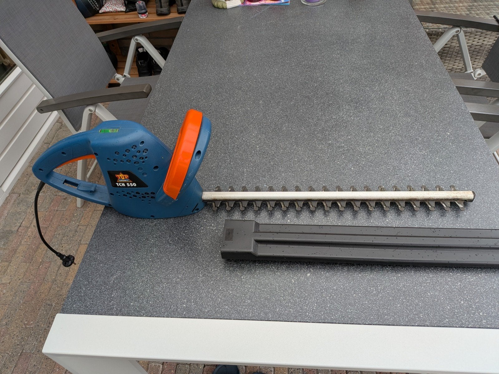 Heggenschaar Top Craft TCH 500 met stekker snoer, Ophalen of Verzenden, Elektrisch