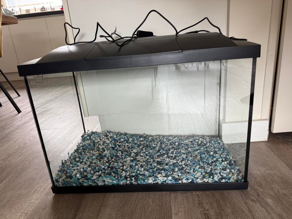 Aquarium SuperFish Start 70 Tropical Kit Zwart, Dieren en Toebehoren, Vissen | Aquaria en Toebehoren, Ophalen, Zo goed als nieuw