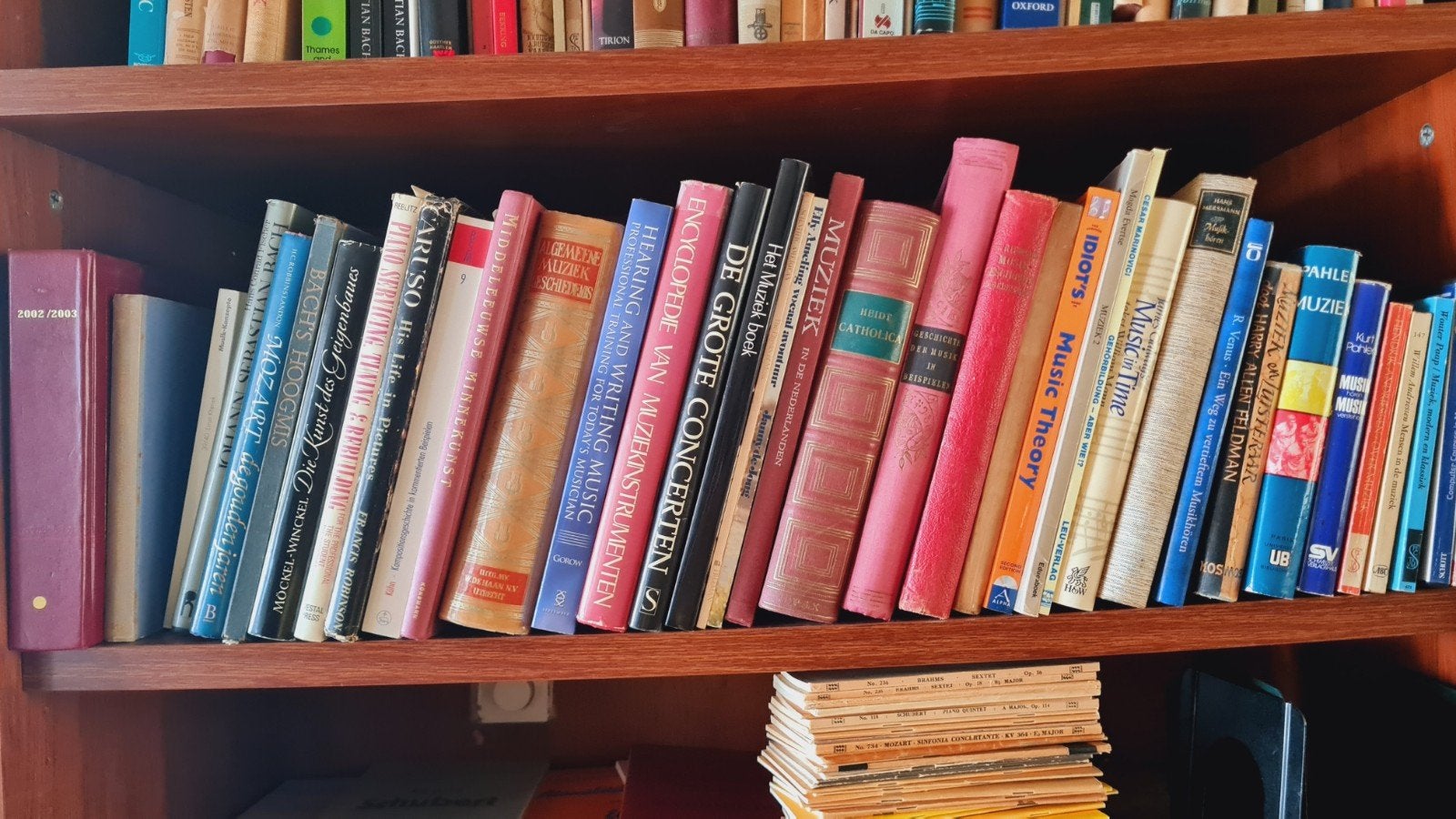 Collectie muziekboeken - Hele plank in één koop!, Ophalen of Verzenden, Gelezen, Algemeen, Diverse auteurs