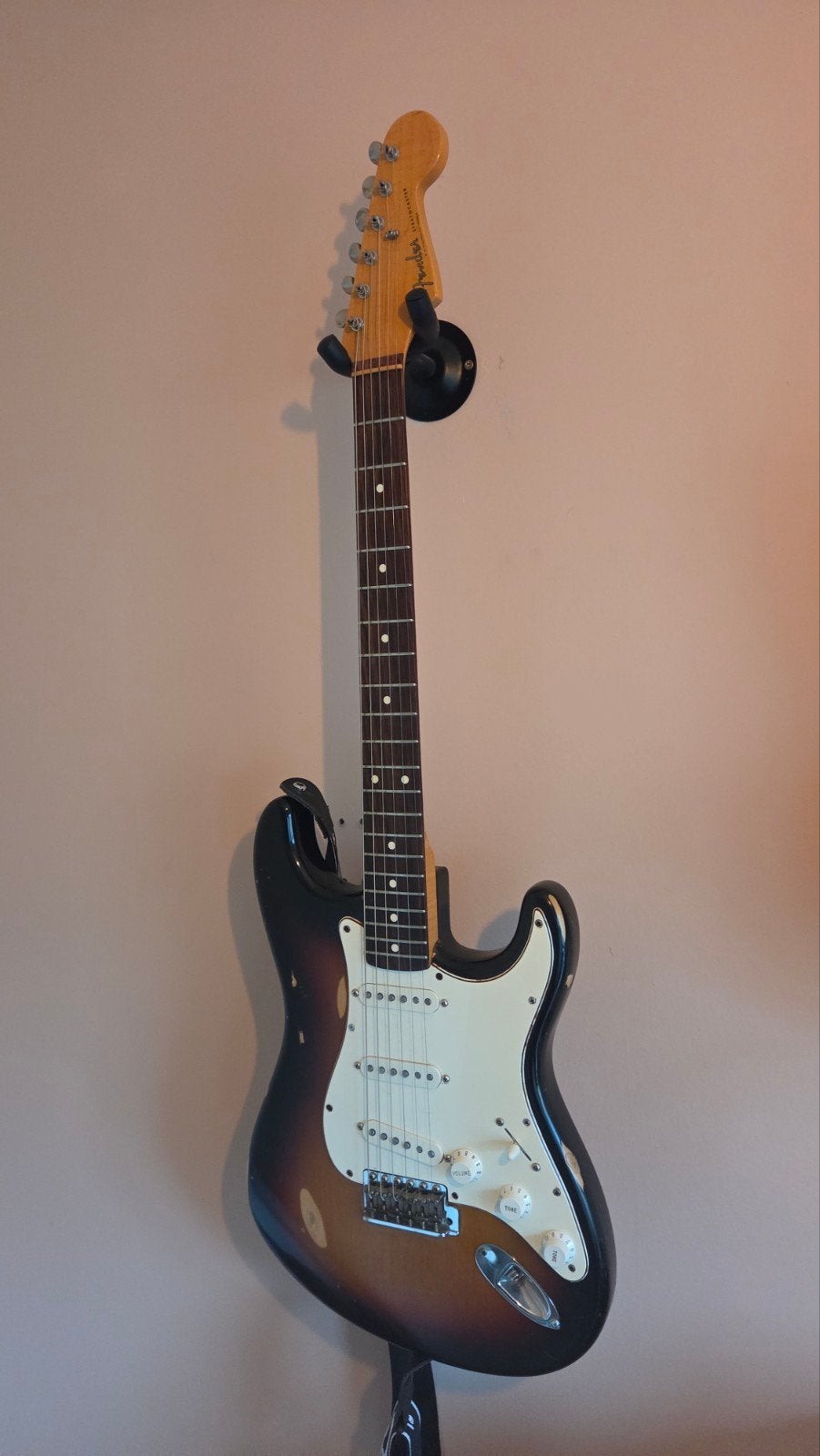 Fender Stratocaster USA 2008 (Mayer, zie omschrijving), Ophalen, Gebruikt, Solid body, Fender