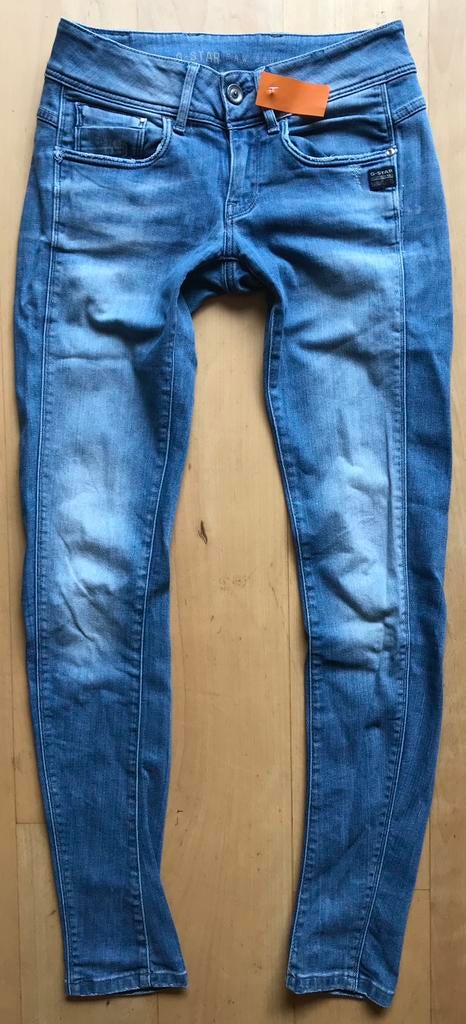 G Star Raw Midge Cody Skinny Woman W26 L32, Ophalen of Verzenden, Zo goed als nieuw, Blauw, W27 (confectie 34) of kleiner