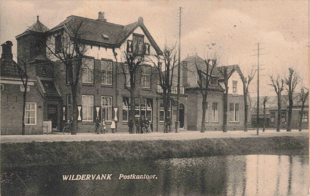 Wildervank Postkantoor B3411, Ophalen, Voor 1920, Gelopen, Groningen