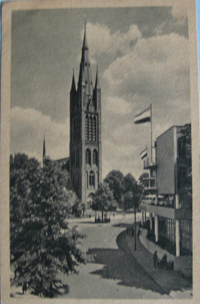 St. Vituskerk in Hilversum - 1955, Verzenden, 1940 tot 1960, Ongelopen, Noord-Holland