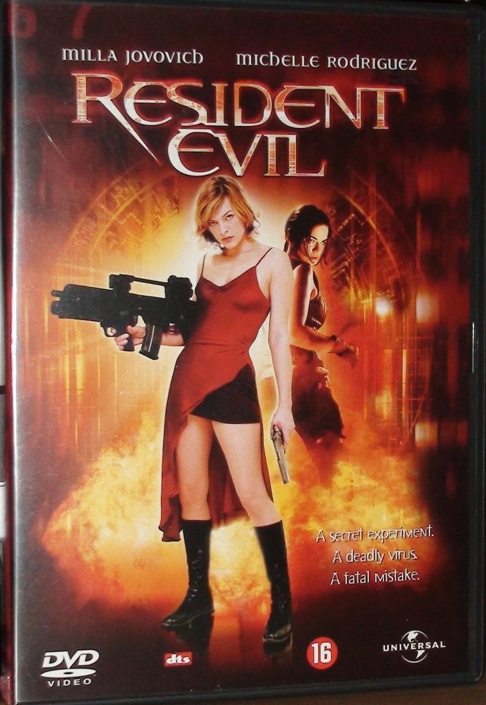 4 dvd resident evil , apocalypse, extinction en afterlife, Vanaf 16 jaar, Ophalen of Verzenden, Zo goed als nieuw