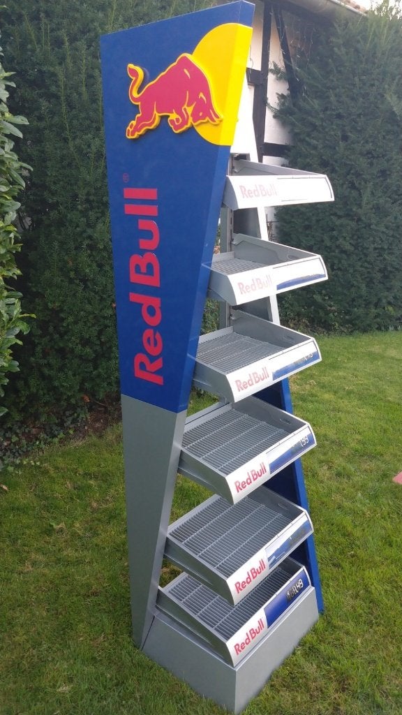 Red Bull rek display, Ophalen, Gebruikt, Gebruiksvoorwerp