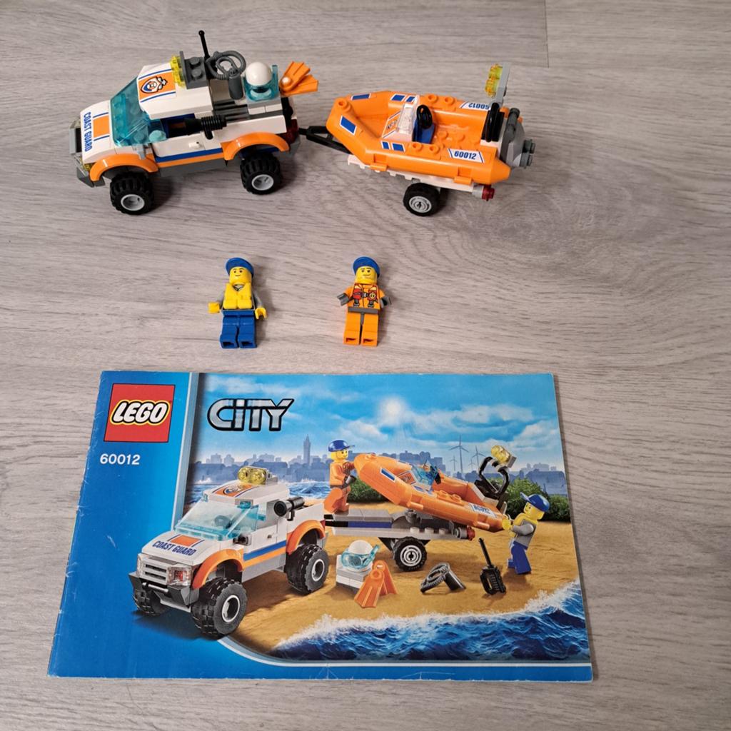 Lego city 4x4 & duikersboot 60012, Ophalen of Verzenden, Gebruikt