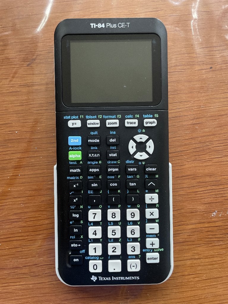 Texas Instruments TI-84 Plus CE-T, Ophalen of Verzenden, Grafische rekenmachine, Zo goed als nieuw