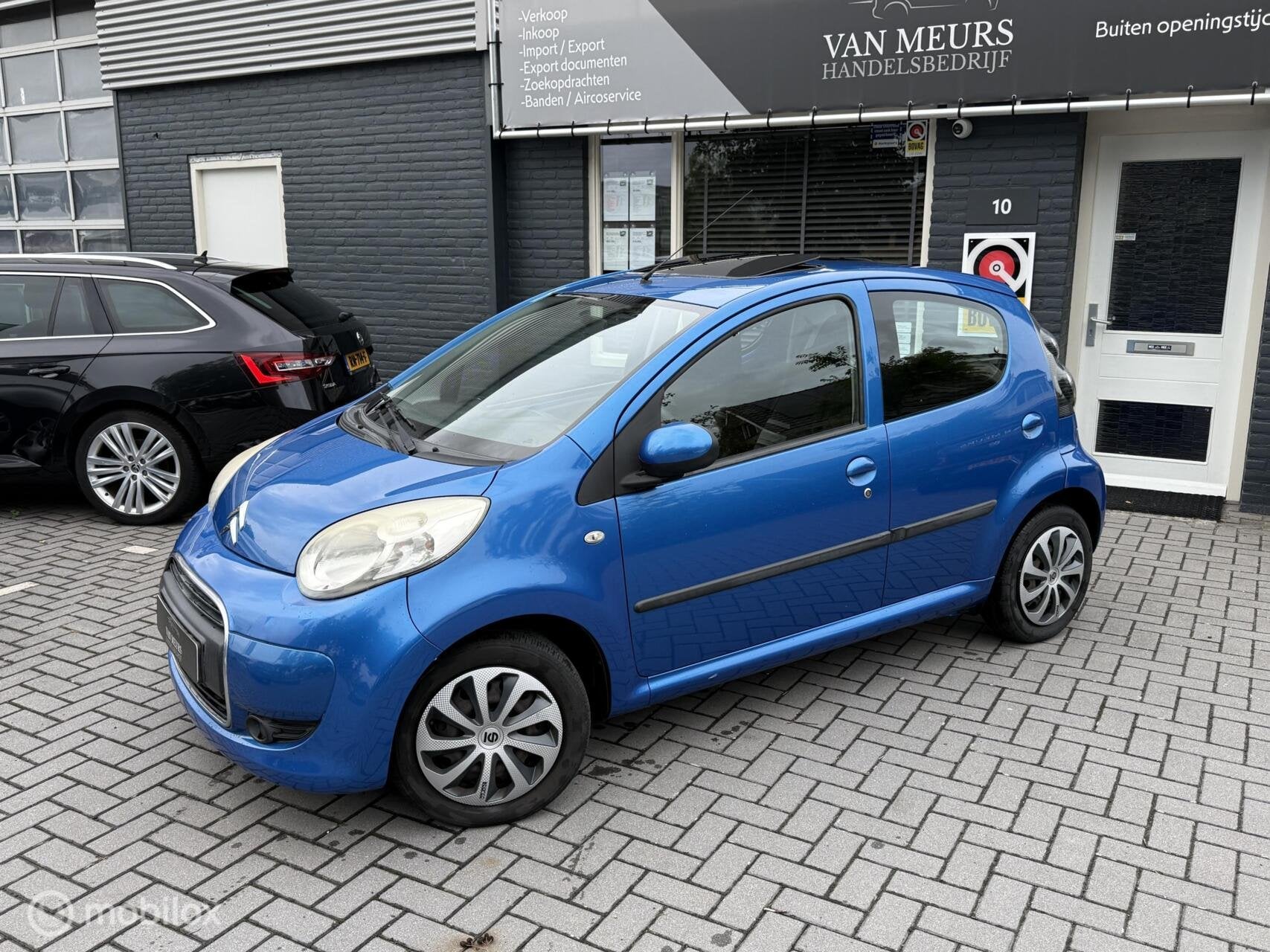 Citroen C1 1.0-12V Selection, airco, uniek open dak, 5 deurs, Voorwielaandrijving, Euro 5, Stof, Gebruikt