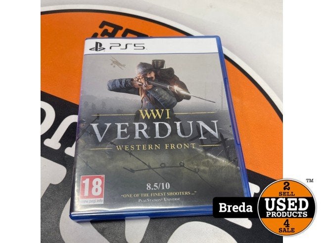 PS5 - WWI Verdun, Playstation, Zo goed als nieuw, Support@playstation.com, 2207 Bridgepointe Parkway
San Mateo, CA 94404
United States
