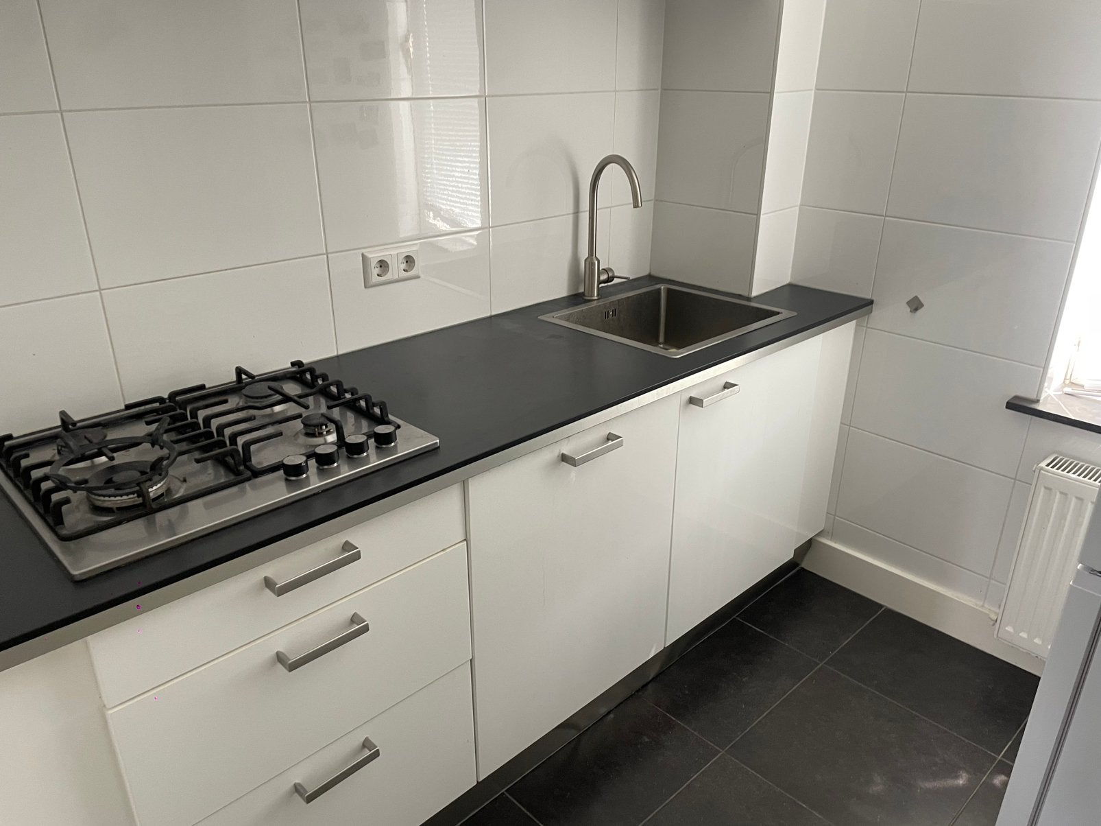 Keuken, Huis en Inrichting, Keuken | Keukenelementen, Ophalen, Gebruikt, Wit, Minder dan 100 cm