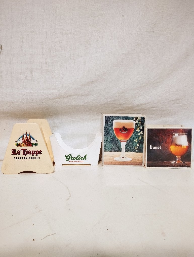Verschillende merken bier viltjes+houders, Verzamelen, Biermerken, Ophalen of Verzenden, Viltje(s), Overige merken