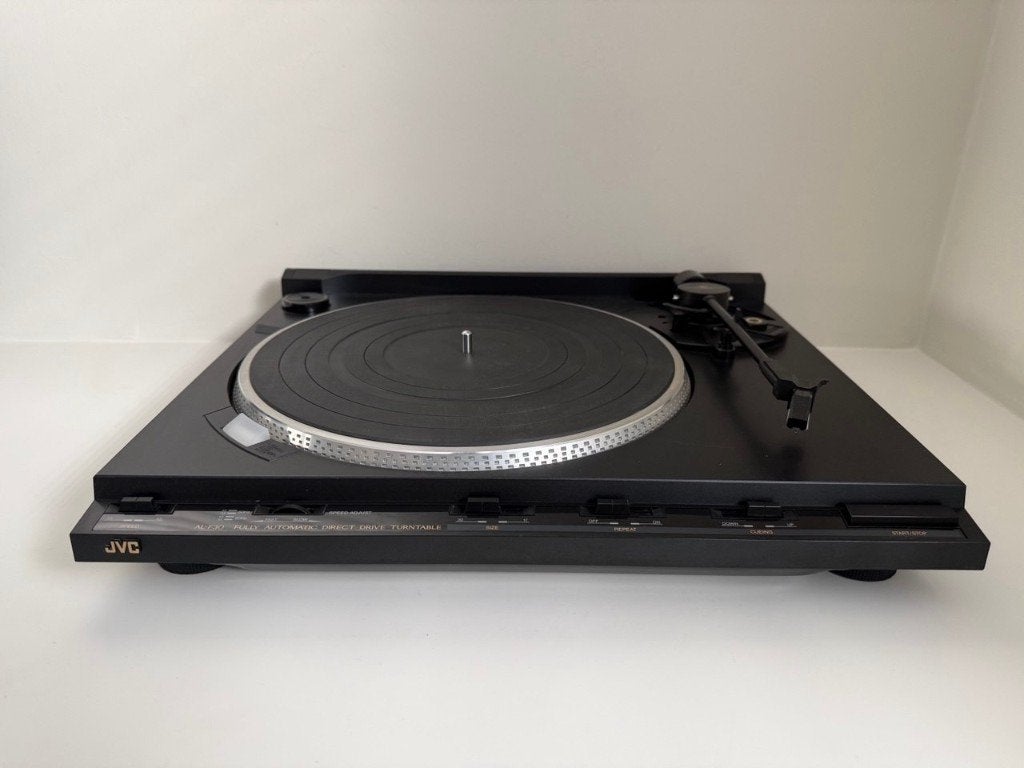 JVC AL-F30 platenspeler, werkend met snelheidsregelaar, Ophalen, Gebruikt, Platenspeler, Overige merken