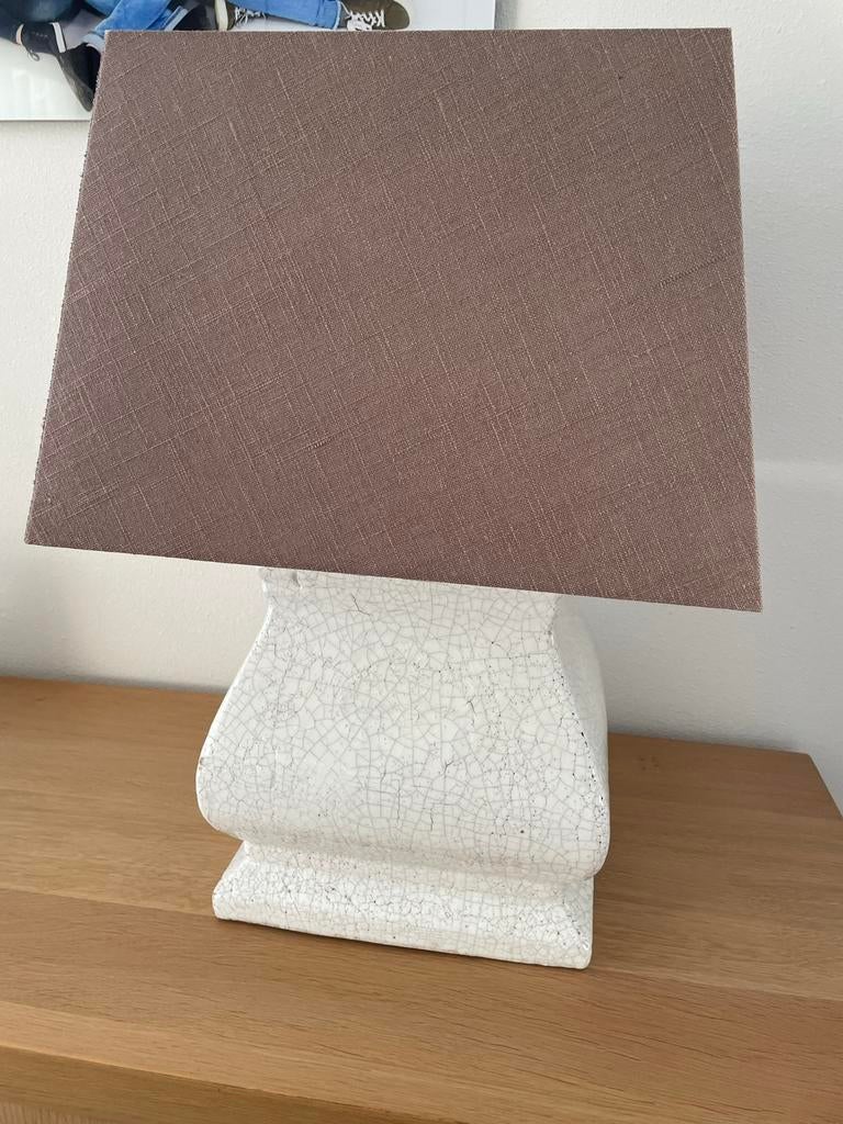 Tafellamp Brynxz, Ophalen, 50 tot 75 cm, Overige materialen, Landelijk