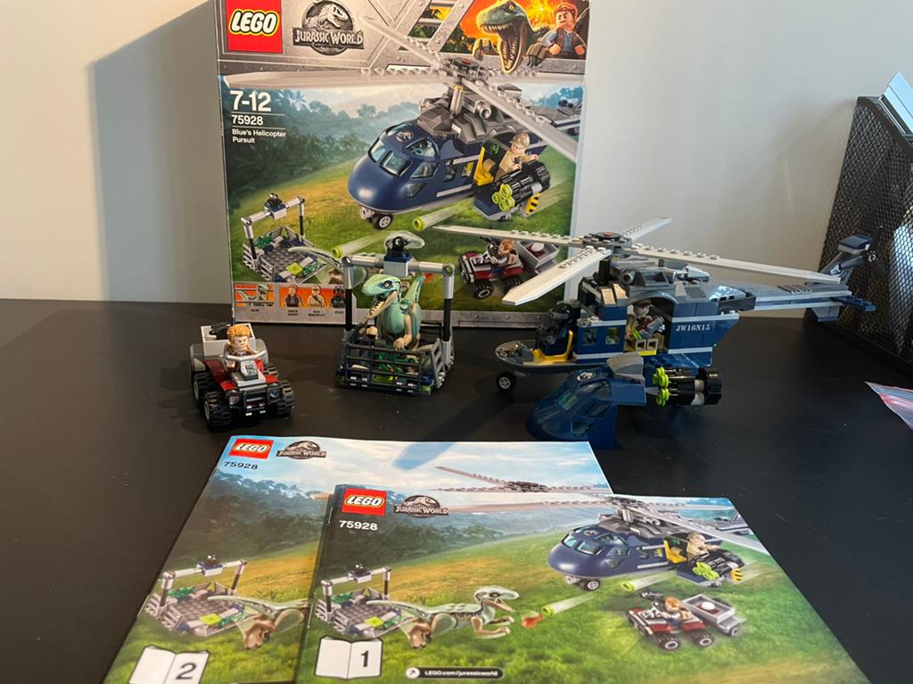 Lego Jurassic World sets 75928 en 75926, Jurassic World, Ophalen of Verzenden, Zo goed als nieuw, Losse stenen