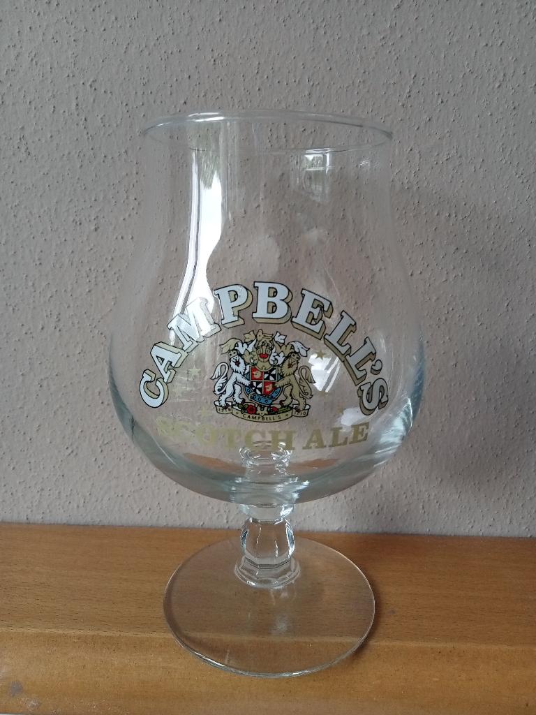 4 VINTAGE CAMPBELL’S SCOTCH ALE BIERGLAZEN, Verzamelen, Biermerken, Ophalen of Verzenden, Zo goed als nieuw, Glas of Glazen, Overige merken