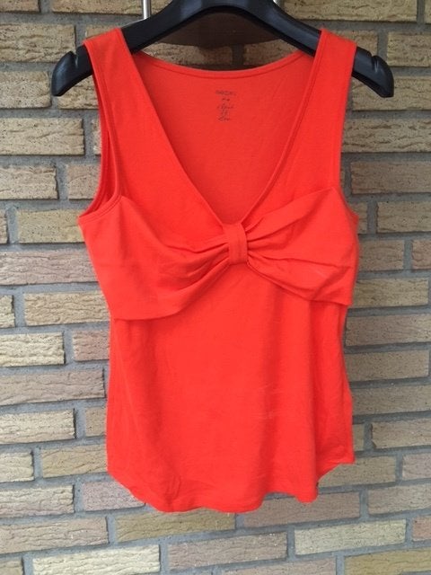 NIEUWE oranje top vn MarcCain N3 in 95% katoen en 5% elastan, Maat 38/40 (M), Verzenden, Nieuw, Oranje