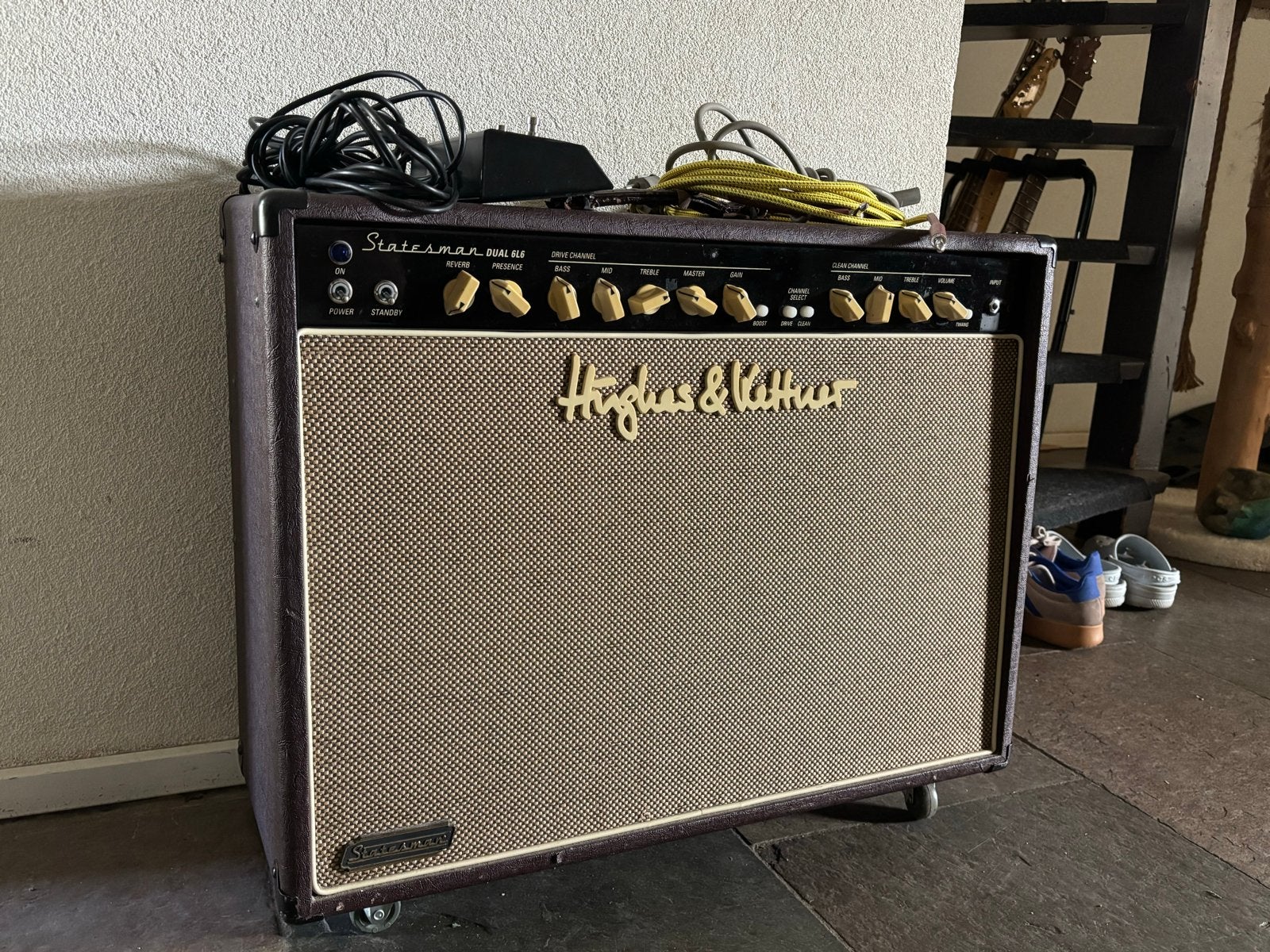 Hughes & Kettner Statesman Dual 6l6 Combo, Ophalen of Verzenden, Gebruikt, Gitaar, 50 tot 100 watt
