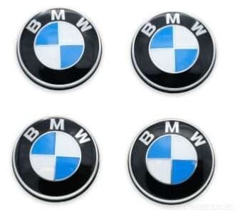BMW Logo Naafdop (set) Vaststaand ø56 mm 36136850834 naafkap, -, Verzenden, -, Nieuw