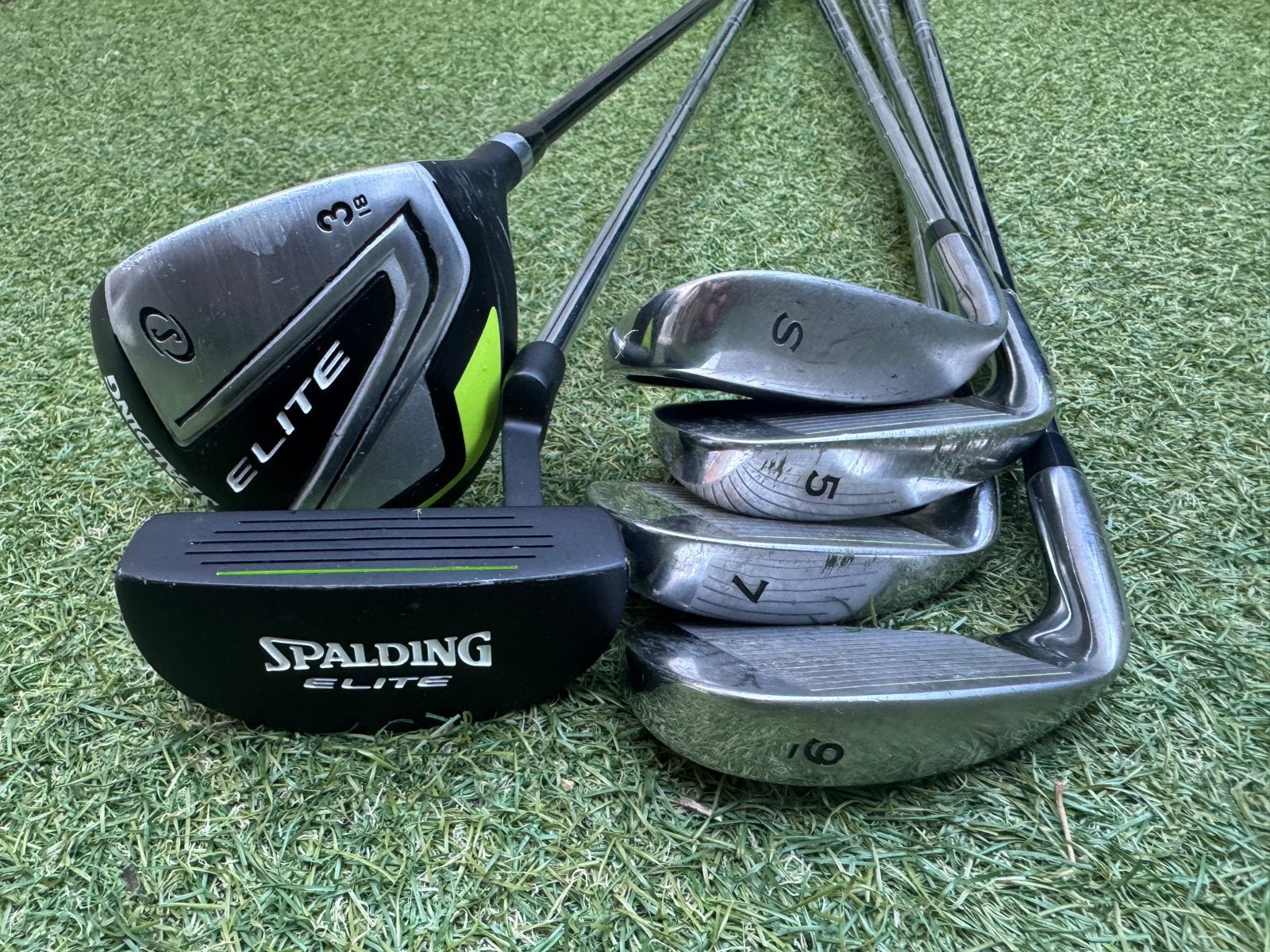 Spalding Elite halve golfset voor mannen - rechtshandig, Ophalen of Verzenden, Gebruikt, Set, Overige merken