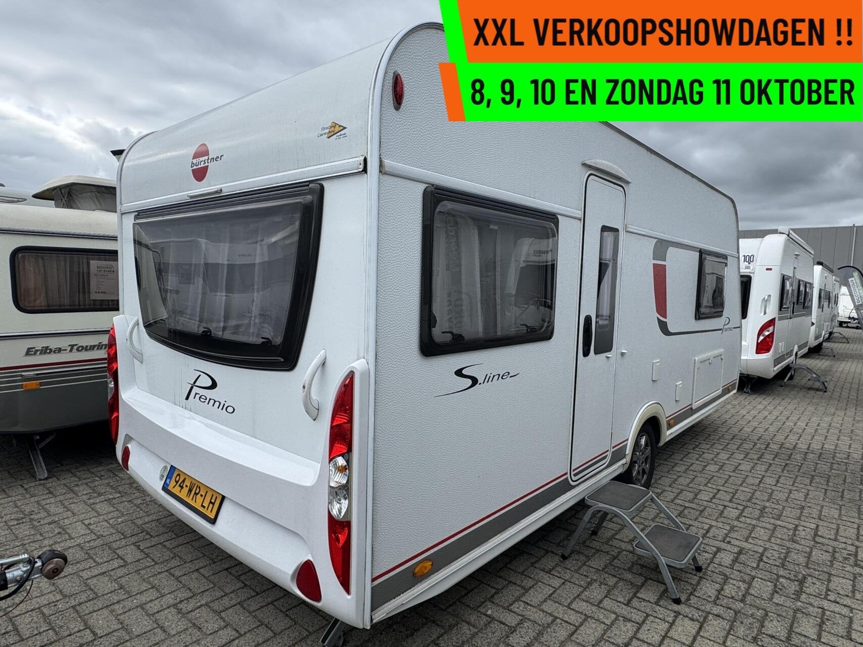 Burstner PREMIO - XXL VERKOOPSHOW 8,9,10 & 11 OKT. 10-17 UUR, Rondzit, 7 tot 8 meter, Bedrijf, Bürstner